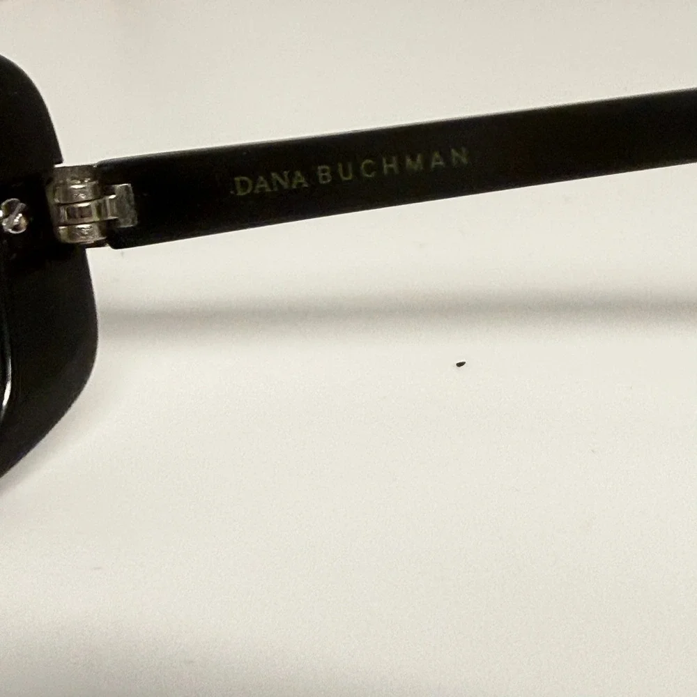 Dana Buchman Renata BK Black Eyeglasses‎ Frames 52-17-135 Rectangular Rhinestone